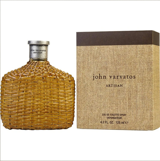 John Varvatos Artisan 4.2oz EDT Spy Yellow Rattan Weave 125ml