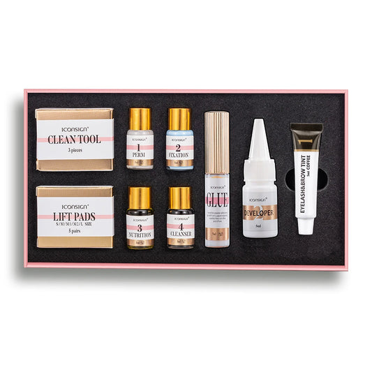 Professional Eyelash Lifting and Tinting Makeup Tools Kit for Curling and Lengthening