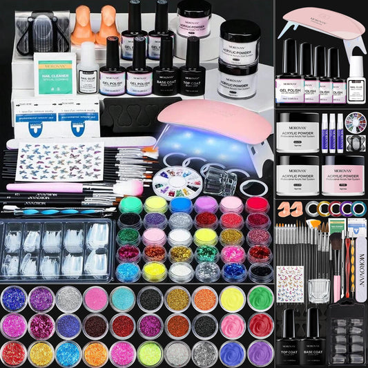 Morovan Acrylic Nail Kit for Beginners