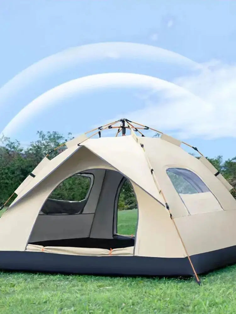 Automatic Quick Opening Camping Tent Two Doors And Windows