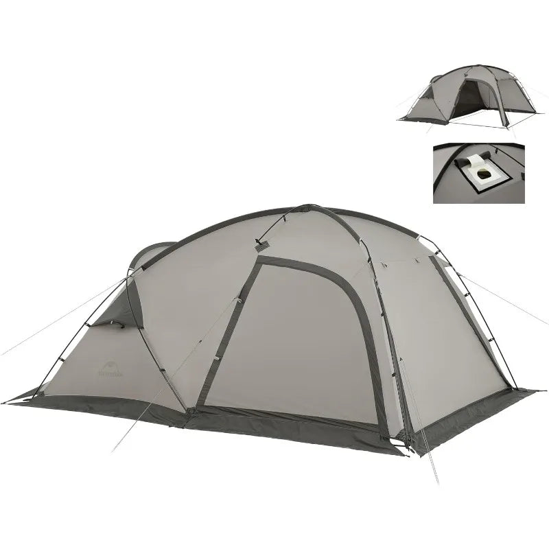 Naturehike Massif Hot Tent With Stove Jack 4 Season Camping