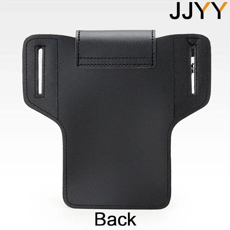 Men Leather Vintage Pack Waist Bag Belt Clip Phone Holster