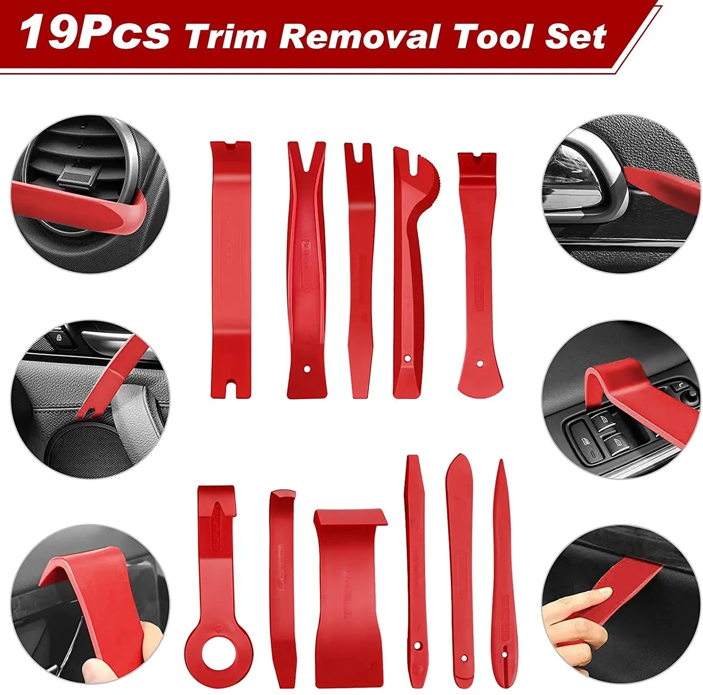 Car Interior Disassembly Kit Plastic Trim Removal Tool Set
