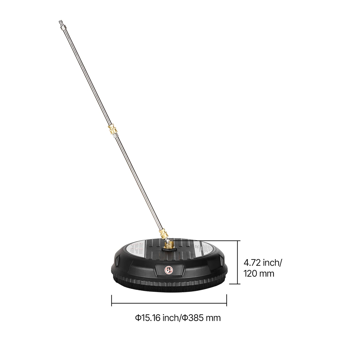 SucceBuy Pressure Washer Surface Cleaner PE Stainless Steel