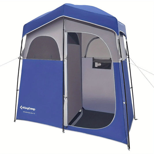 KingCamp Privacy Shower Tent Double Person Portable Toilet
