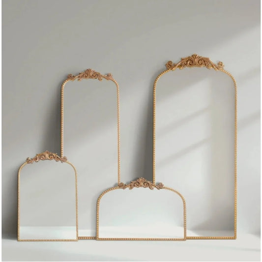 24" x 34" Traditional Arched Decorative Mirror for Home