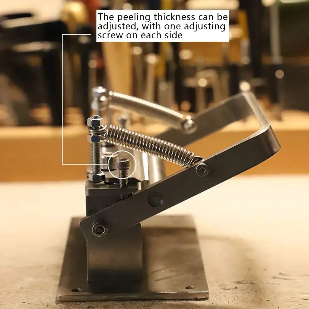 Adjustable Leather Skiving Machine 304 Stainless Steel Tool