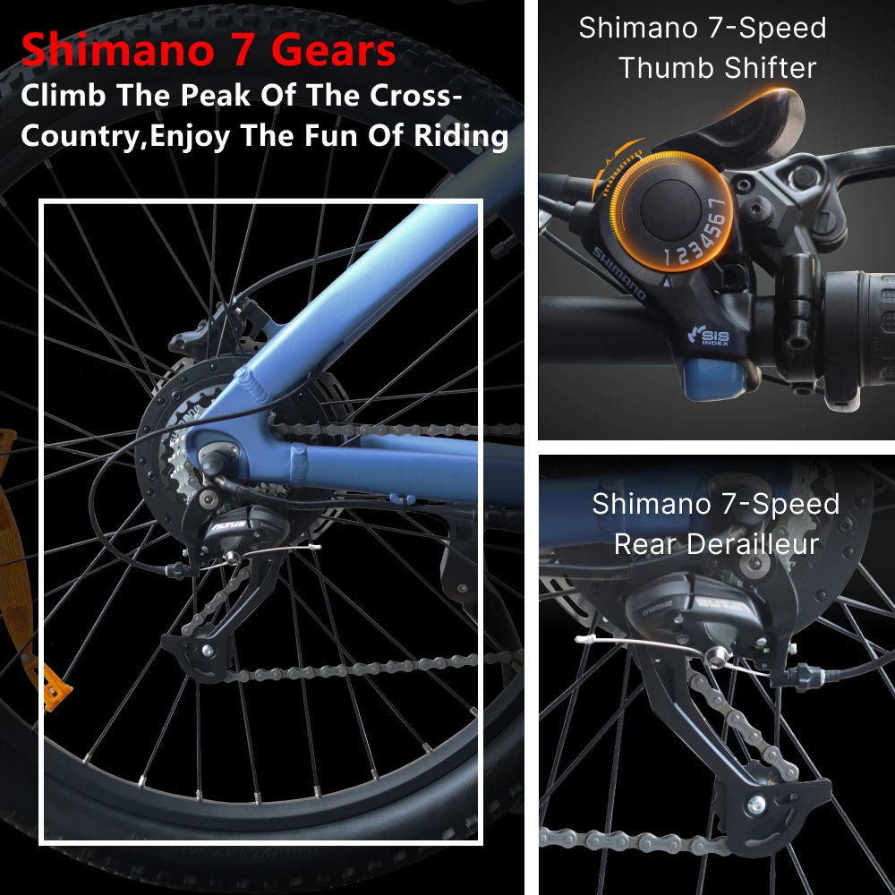 HX Q5 2000W Electric Mountain Bike 48V 20Ah 27.5 Inch