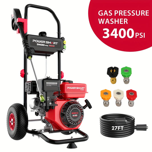 PowerSmart 3400 Psi Gas Pressure Washer 212cc 2.5 Gpm