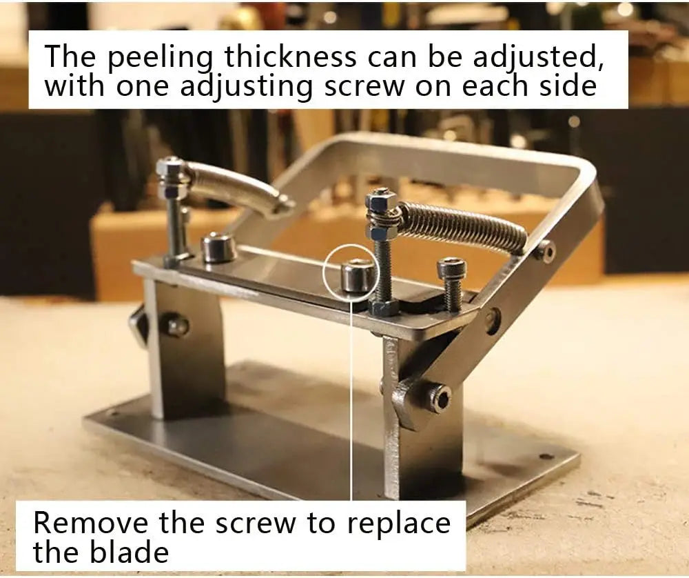 Adjustable Leather Skiving Machine 304 Stainless Steel Tool