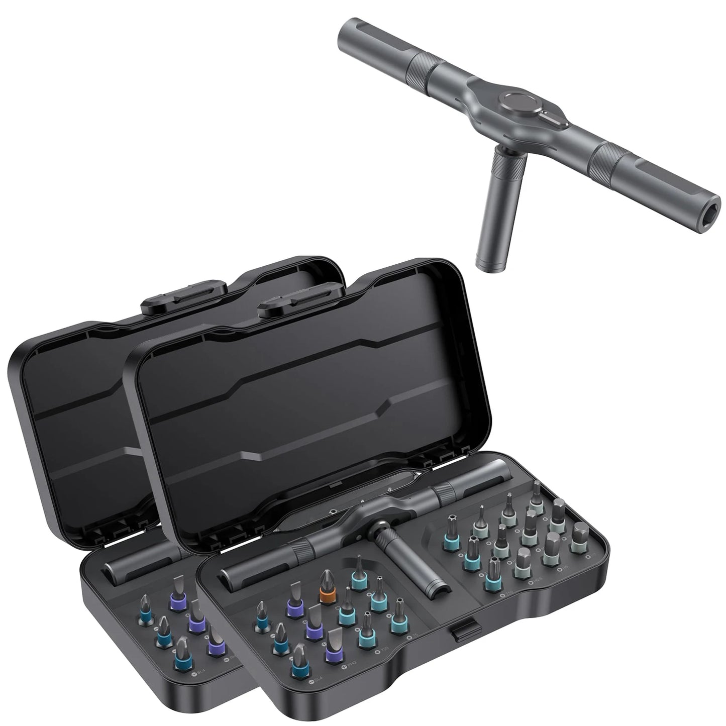 VMAN 24in1 Multi Ratchet Screwdriver Set Magnetic Bits