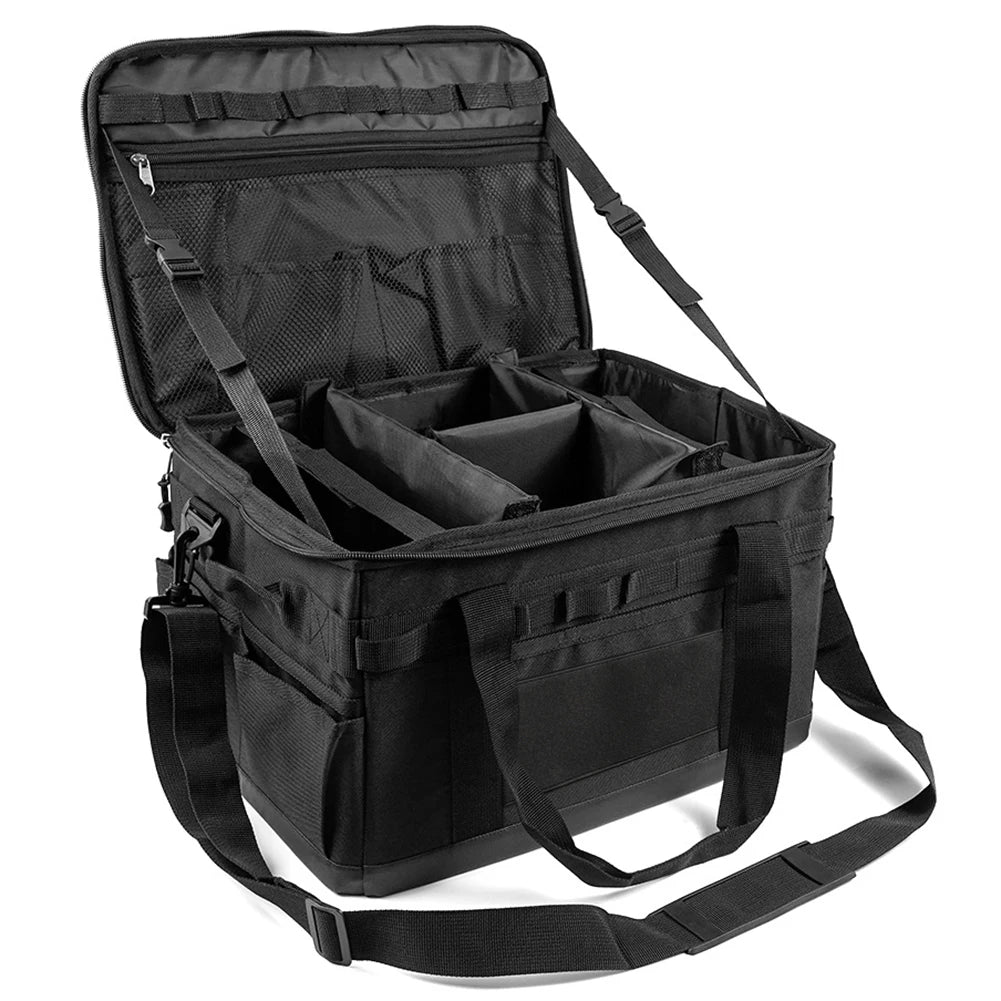 30L Camping Cooking Utensil Organizer Car Trunk Storage Bag