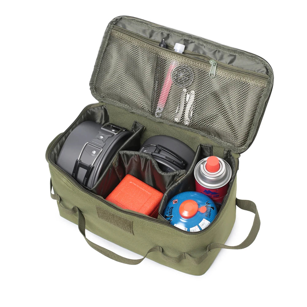 30L Camping Cooking Utensil Organizer Car Trunk Storage Bag