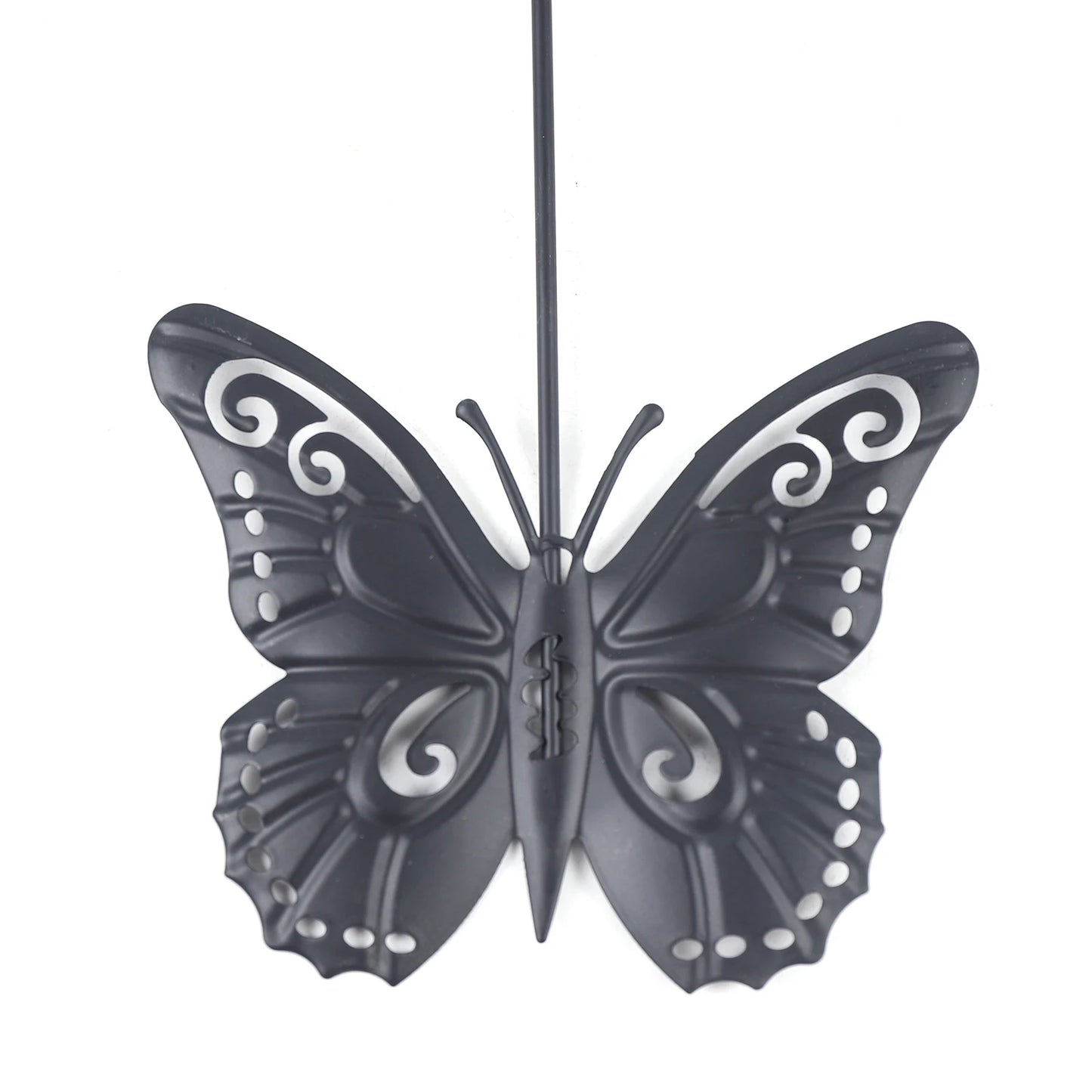 20 Inch Large Round Butterfly Wall Mounted Clock Creative Iron Craft Modern Metal Quartz Clock Home Living Room Decor