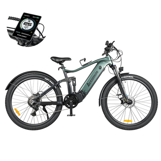 Accolmile Electric Bike Powerful 750W Mountain Ebike Mens
