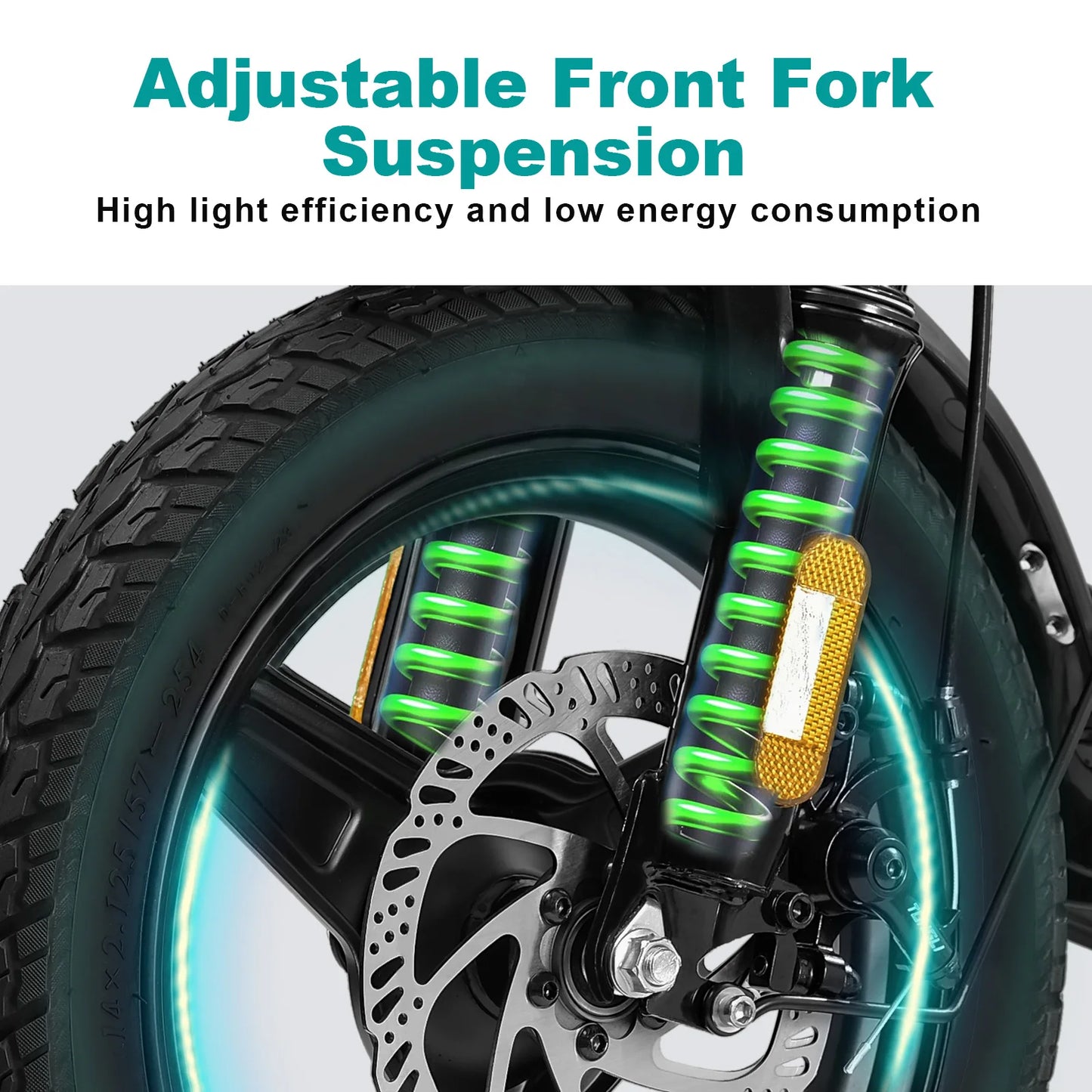 400W Dual Disc Brake Adult Foldable Electric Bicycle