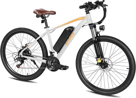 26" Electric Mountain Bike, 22MPH Top Speed, 21-Speed