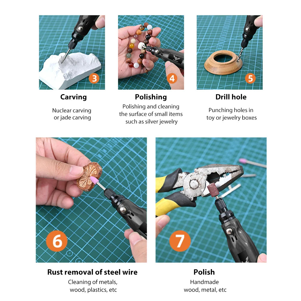 Jenabom USB Powered Portable Multifunction Electric Tool Kit